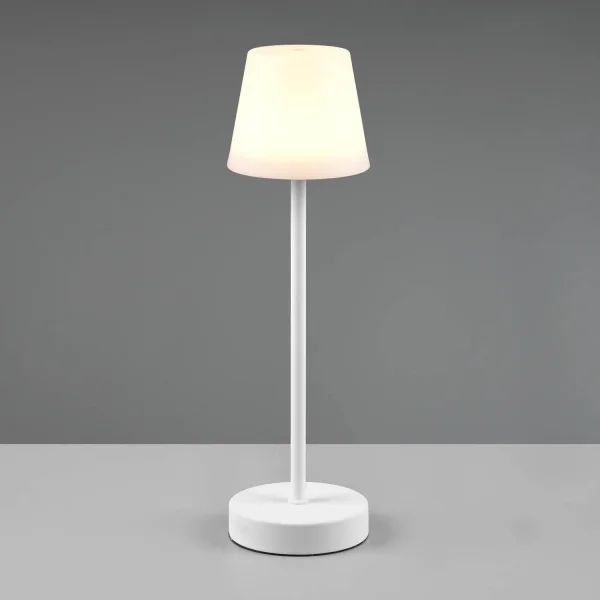 CANDIEIRO DE MESA TÁTIL LED REGULÁVEL 2,2W IP44 BRANCO MINNA