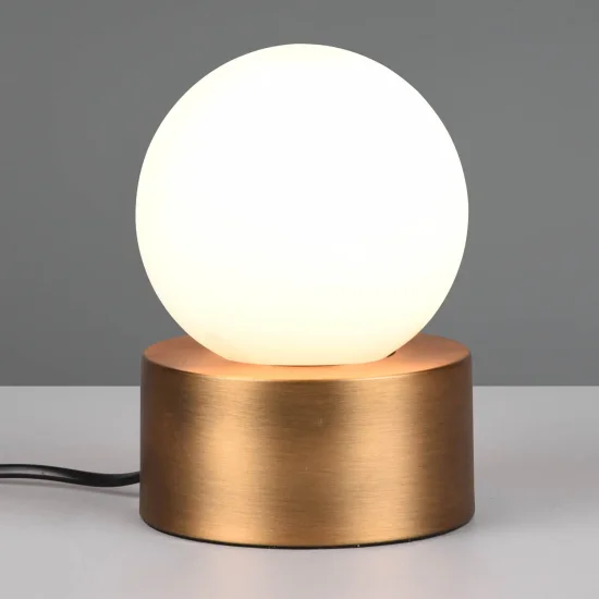 CANDEEIRO DE MESA TÁTIL BRONZE ANTIGO E14 HESPERIA 2