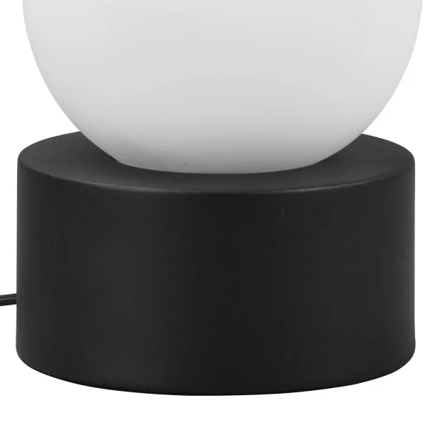 CANDEEIRO DE MESA TÁTIL PRETO E14 HESPERIA