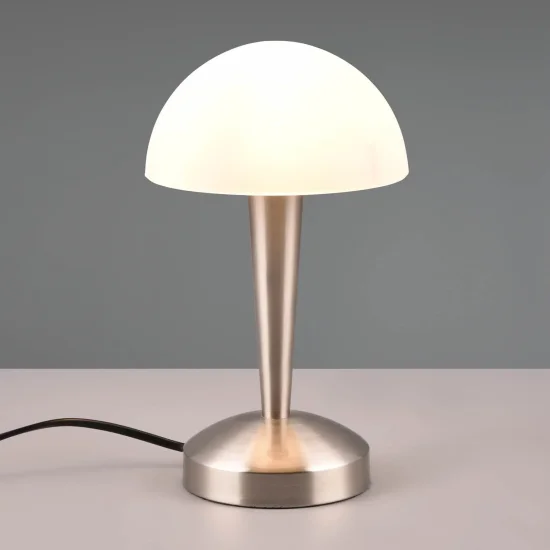 CANDEEIRO DE MESA TÁTIL LED 4,9 W 3000K NÍQUEL MATE CORK 2
