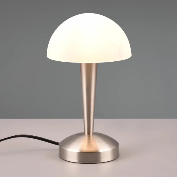 CANDEEIRO DE MESA TÁTIL LED 4,9 W 3000K NÍQUEL MATE CORK