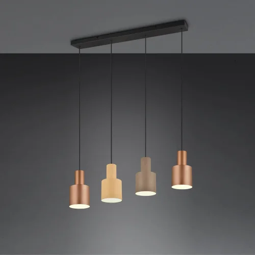 SUSPENSÃO DE TETO 4 LUZES E27 AQUILES