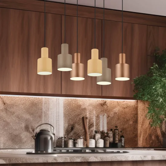 SUSPENSÃO DE TETO 6 LUZES E27 AQUILES