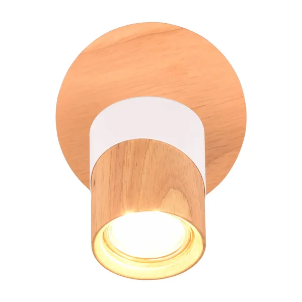 FOCO DE TETO/PAREDE 1 LUZ GU10 BRANCO AMARU