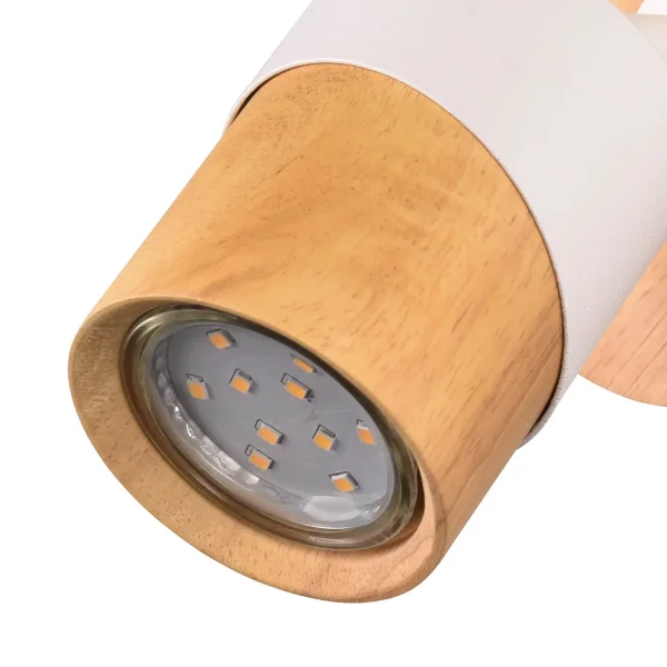 FOCO DE TETO/PAREDE 1 LUZ GU10 BRANCO AMARU