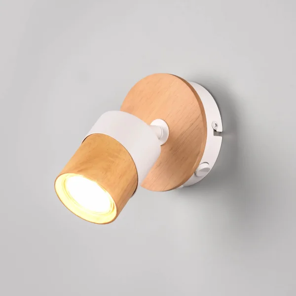 FOCO DE TETO/PAREDE 1 LUZ GU10 BRANCO AMARU