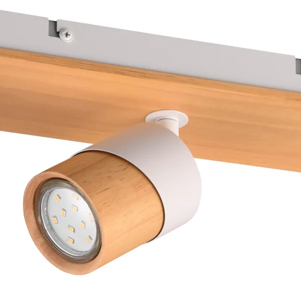 FOCO DE TETO 3 LUZES GU10 BRANCO AMARU