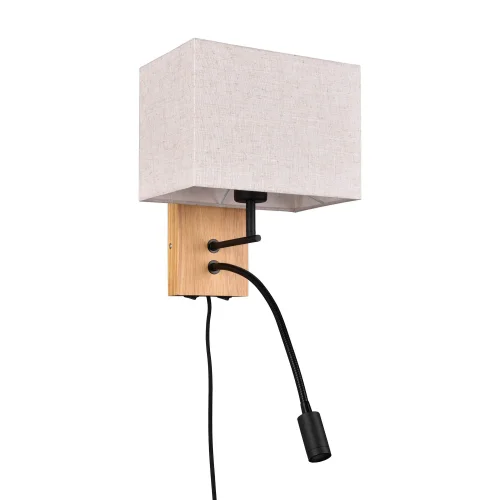 APLIQUE DE PAREDE FLEXO E27 ECRÃ RETANGULAR MARISOL