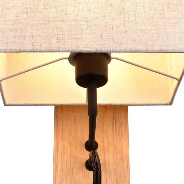 APLIQUE DE PAREDE FLEXO E27 ECRÃ RETANGULAR MARISOL