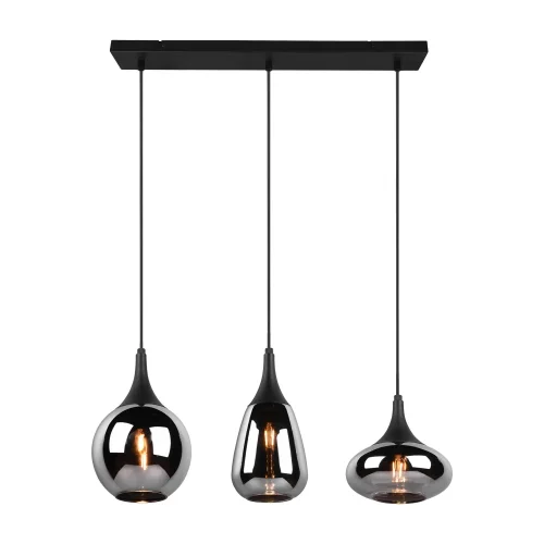 SUSPENSÃO 3 LUZES COR AÇO CROMADO E14 LESLIE