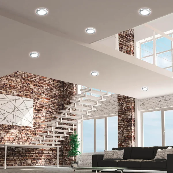 HOLOFOTE REBAIXADO LED 10W 3000K CROMADO ARANZA