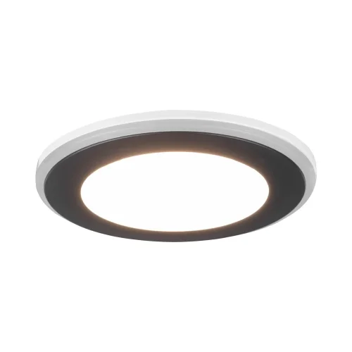 HOLOFOTE REBAIXADO LED 5W 3000K PRETO ARANZA