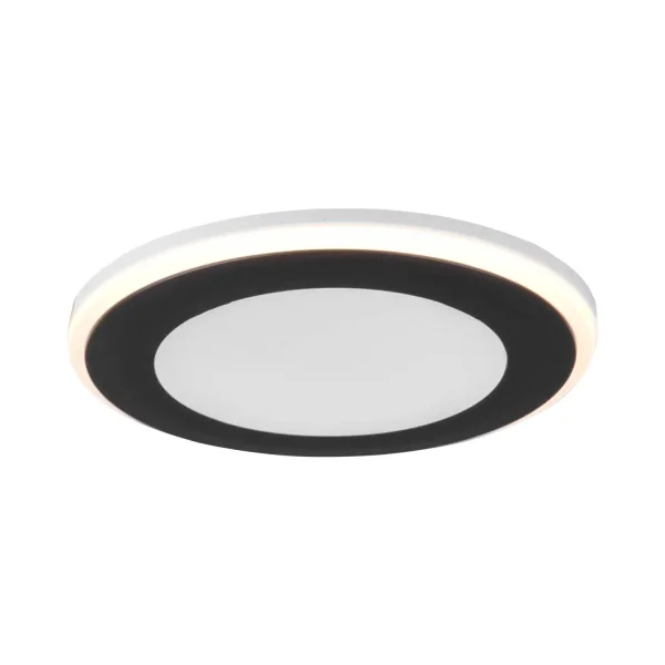 HOLOFOTE REBAIXADO LED 5W 3000K PRETO ARANZA
