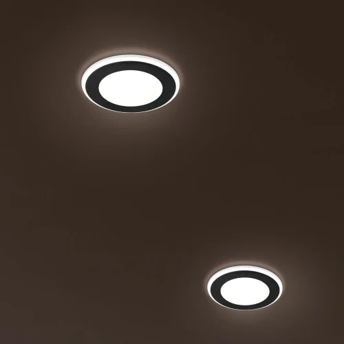 HOLOFOTE REBAIXADO LED 5W 3000K PRETO ARANZA