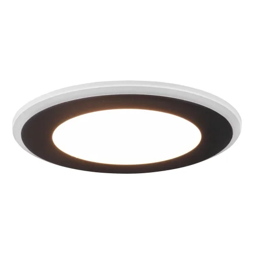HOLOFOTE REBAIXADO LED 10W 3000K PRETO ARANZA