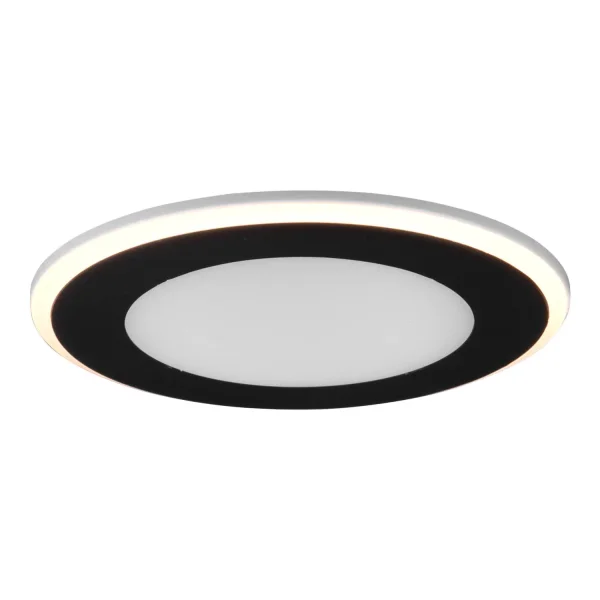 HOLOFOTE REBAIXADO LED 10W 3000K PRETO ARANZA