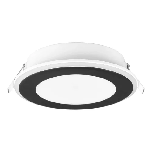 HOLOFOTE REBAIXADO LED 10W 3000K PRETO ARANZA