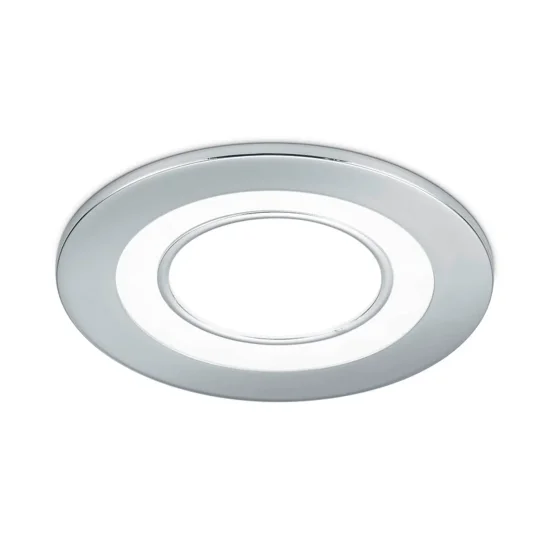 HOLOFOTE REBAIXADO LED 5W 3000K CROMADO COLOMBO