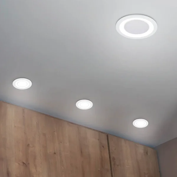 HOLOFOTE REBAIXADO LED 5W 3000K BRANCO COLOMBO