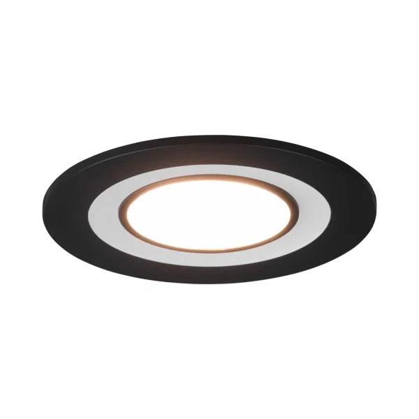 HOLOFOTE REBAIXADO LED 5W 3000K PRETO COLOMBO