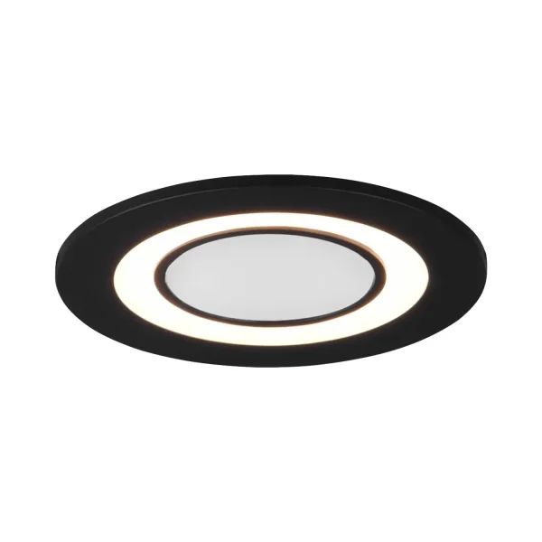 HOLOFOTE REBAIXADO LED 5W 3000K PRETO COLOMBO