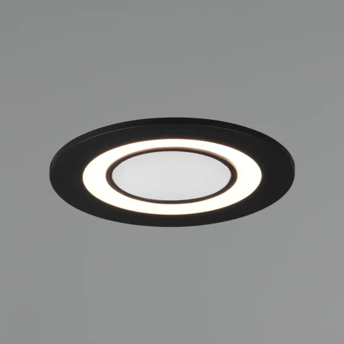 HOLOFOTE REBAIXADO LED 5W 3000K PRETO COLOMBO