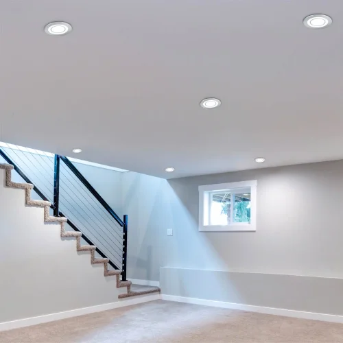 HOLOFOTE REBAIXADO LED 10W 3000K CROMADO COLOMBO