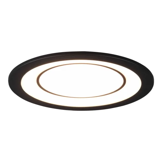 HOLOFOTE REBAIXADO LED 10W 3000K PRETO COLOMBO