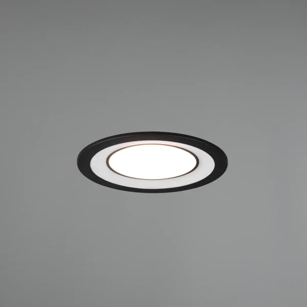 Holofote Rebaixado LED 10W 3000K Preto Colombo| Lúzete