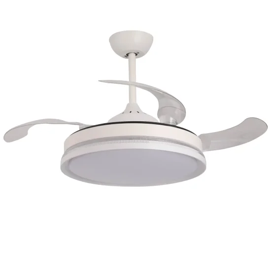 Ventoinha de Teto com Pás Retráteis LED 35W 2700-6000K Branco Lorelei | Lúzete 2