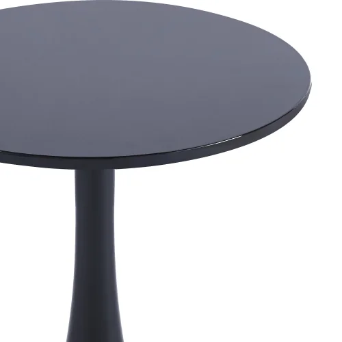 Mesa de Canto San Antoni Ø55 cm Preta | Lúzete