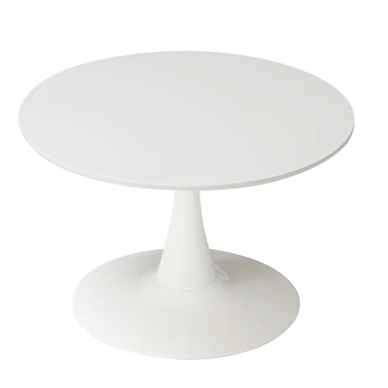 Mesa De Centro San Antoni Ø70 cm Branco | Lúzete 2
