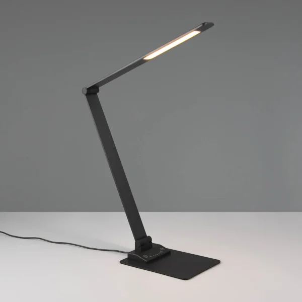 CANDEEIRO DE MESA LED 6,5W 3000-6500K PRETO THELMA
