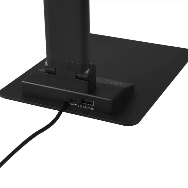 CANDEEIRO DE MESA LED 6,5W 3000-6500K PRETO THELMA