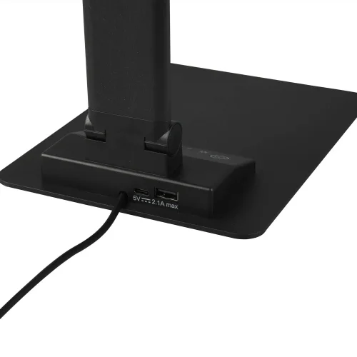 CANDEEIRO DE MESA LED 6,5W 3000-6500K PRETO THELMA