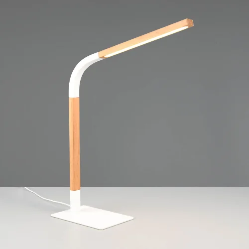 CANDEEIRO DE MESA LED 7W 3000K METAL BRANCO NELSON