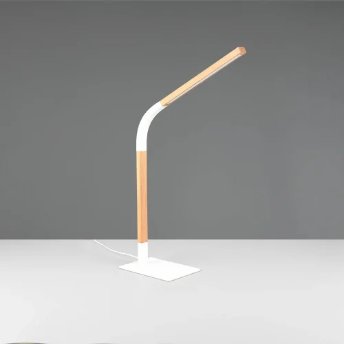 CANDEEIRO DE MESA LED 7W 3000K METAL BRANCO NELSON