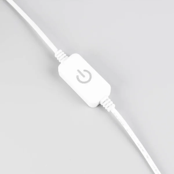 CANDEEIRO DE MESA LED 7W 3000K METAL BRANCO NELSON