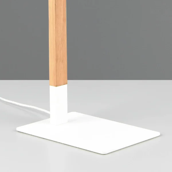 CANDEEIRO DE MESA LED 7W 3000K METAL BRANCO NELSON