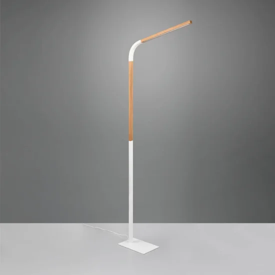 CANDIEIRO DE PÉ LED 11W 3000K METAL BRANCO NELSON 2