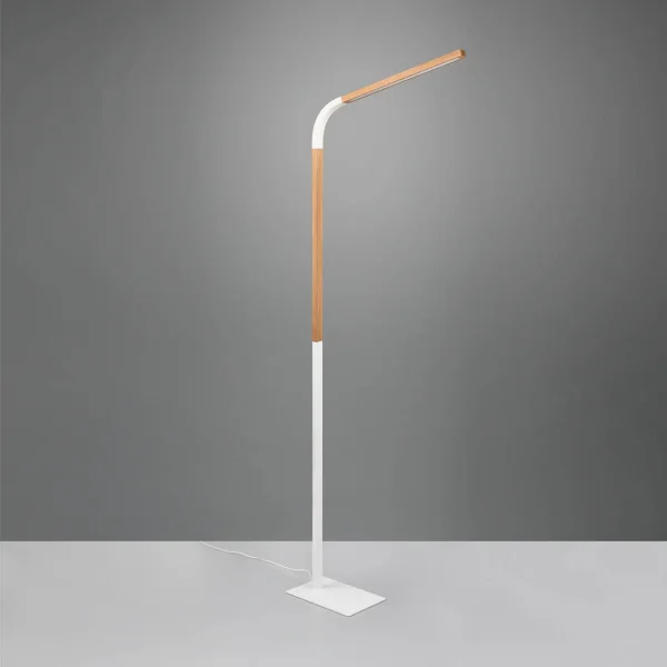 CANDIEIRO DE PÉ LED 11W 3000K METAL BRANCO NELSON