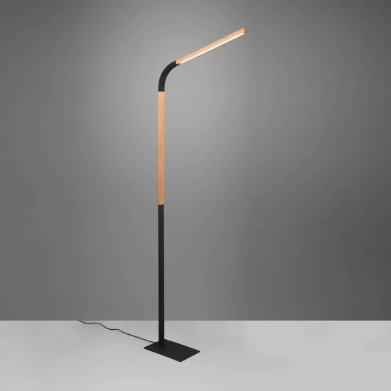 CANDEEIRO DE PÉ LED 11W 3000K METAL NEGRO NELSON 2