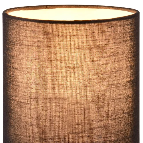 CANDEEIRO DE MESA BASE EM VIDRO ÂMBAR E27 ELISEO