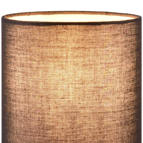 CANDEEIRO DE MESA COM BASE EM VIDRO FUMADO E27 ELISEO