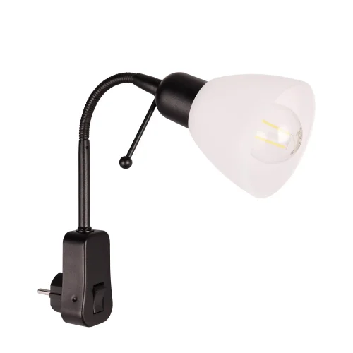 FOCO FLEXÍVEL EM METAL PRETO E14 LIAM