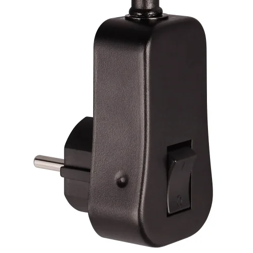 FOCO FLEXÍVEL EM METAL PRETO E14 LIAM