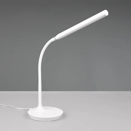 CANDEEIRO DE MESA LED TÁTIL 5W REGULÁVEL BRANCO TANNER