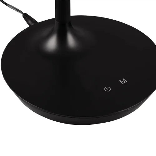 CANDIEIRO DE MESA LED TÁCTIL 5W REGULÁVEL PRETO TANNER