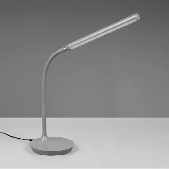 CANDEEIRO DE MESA TÁTIL LED 5W REGULÁVEL CINZENTO TANNER 2
