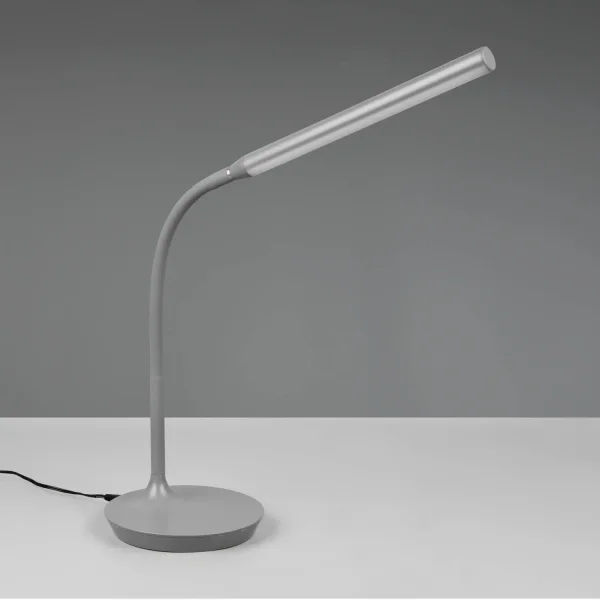 CANDEEIRO DE MESA TÁTIL LED 5W REGULÁVEL CINZENTO TANNER